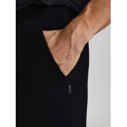 JACK&JONES 12249285 BLACK Βαμβακερή βερμούδα