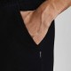 JACK&JONES 12249285 BLACK Βαμβακερή βερμούδα
