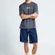 JACK&JONES 12289502 DARK BLUE JEAN ΒΕΡΜΟΥΔΑ CARPENTER