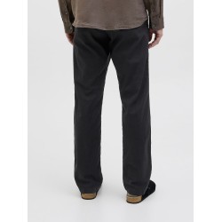 Jack & Jones 12274977 BLACK Ανδρικό Λινό Παντελόνι σε Relaxed Γραμμή 