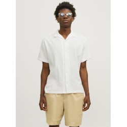 JACK&JONES 12255781 CLOUD DANCER Wide Fit Shirt