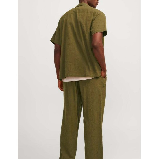 JACK&JONES 12255781 DUSTY GREEN  Wide Fit Shirt