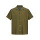 JACK&JONES 12255781 DUSTY GREEN  Wide Fit Shirt