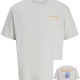 JACK&JONES 12288350 CLACIER GRAY T-Shirt με πίσω τύπωμα JACK&JONES 12288350 CLACIER GRAY T-Shirt με πίσω τύπωμα