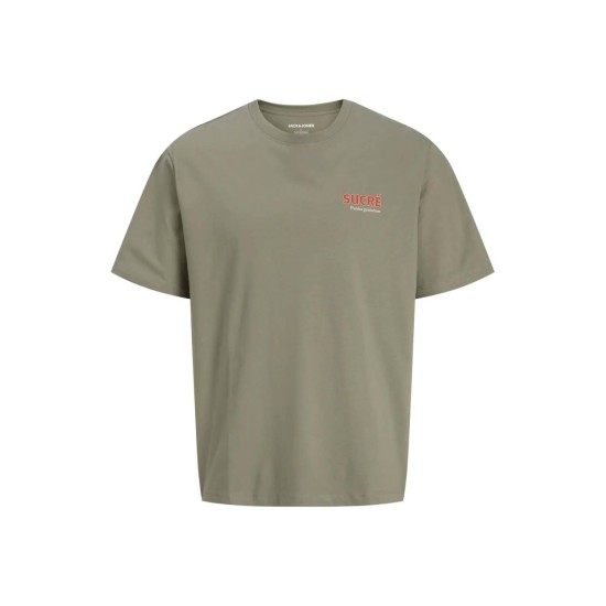 JACK&JONES 12288350 VETIVER T-Shirt με πίσω τύπωμα JACK&JONES 12288350 VETIVER T-Shirt με πίσω τύπωμα