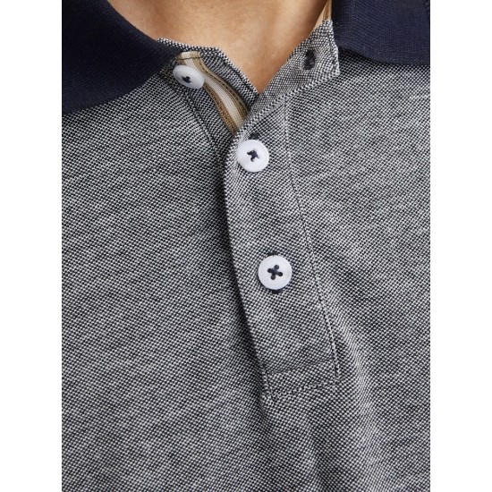 JACK&JONES 12274681 BLUE Polo T-shirt