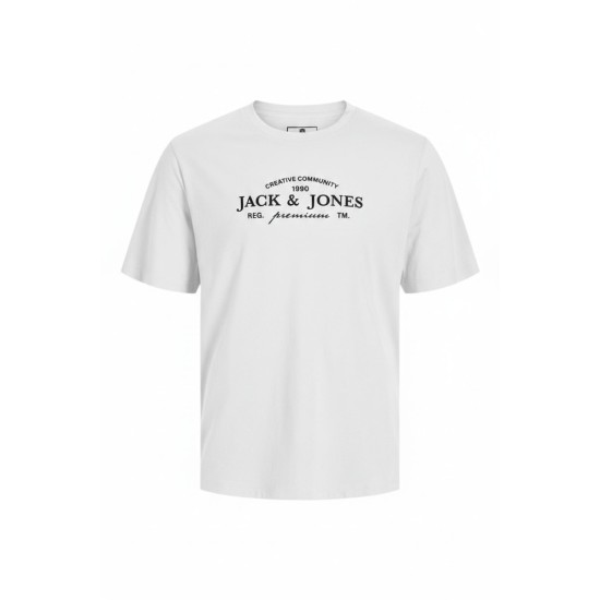 JACK&JONES 12298017 WHITE T-SHIRT 