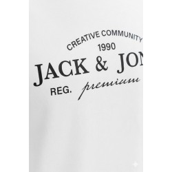 JACK&JONES 12298017 WHITE T-SHIRT 