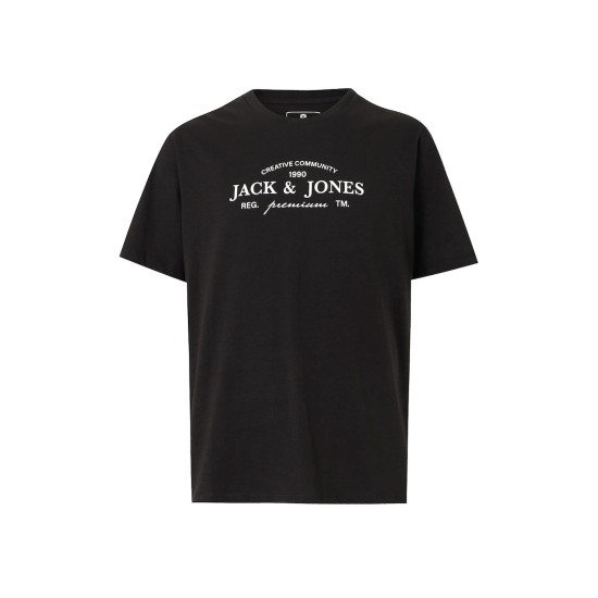 JACK&JONES 12298017 BLACK T-SHIRT 