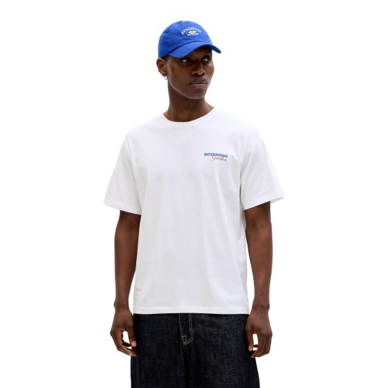 JACK&JONES 12288091 WHITE T-shirt με πίσω τύπωμα