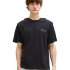 JACK&JONES 12288091 BLACK  T-shirt με πίσω τύπωμα