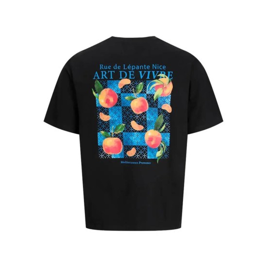 JACK&JONES 12288350 BLACK T-Shirt με πίσω τύπωμα JACK&JONES 12288350 BLACK T-Shirt με πίσω τύπωμα