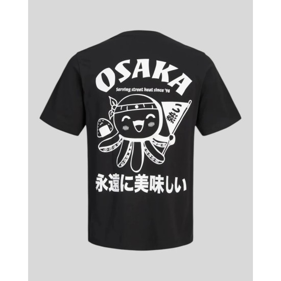 JACK&JONES 12297699 OSAKA T-SHIRT ΜΕ ΠΙΣΩ ΤΥΠΩΜΑ