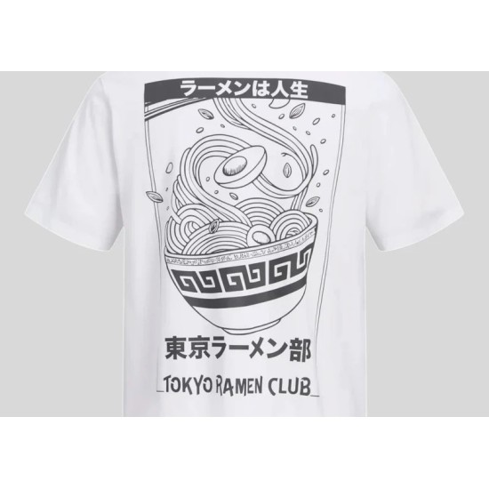 JACK&JONES 12297699 RAMEN T-SHIRT ΜΕ ΠΙΣΩ ΤΥΠΩΜΑ