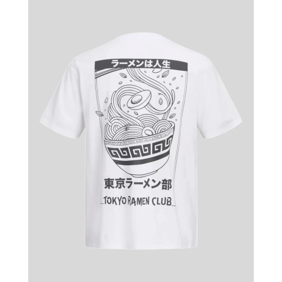 JACK&JONES 12297699 RAMEN T-SHIRT ΜΕ ΠΙΣΩ ΤΥΠΩΜΑ