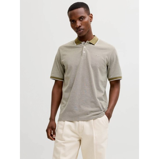 JACK&JONES 12274681 OLIVE Polo T-shirt