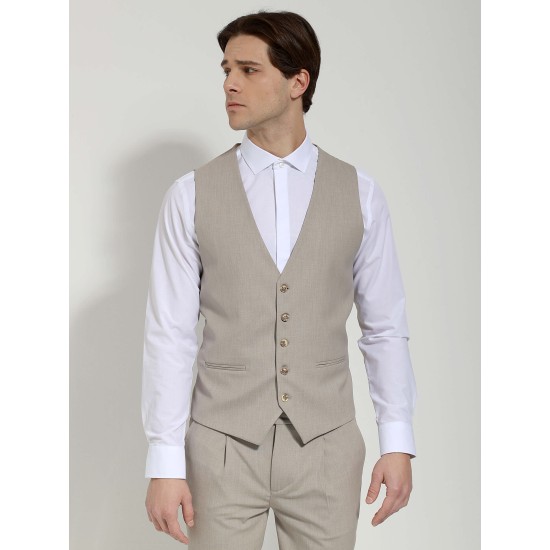 MAKAN 220-930 SAND Γιλέκο κοστουμιού