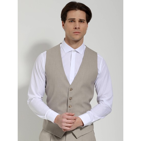 MAKAN 220-930 SAND Γιλέκο κοστουμιού