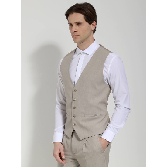 MAKAN 220-930 SAND Γιλέκο κοστουμιού