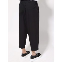 MAKAN 210-425 BLACK Παντελόνι με λάστιχο στη μ΄έση 