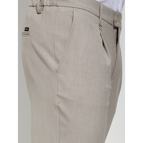 MAKAN 210-930-2 SAND Παντελόνι με πιέτα 