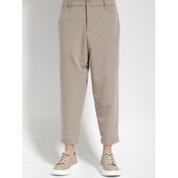 MAKAN 210-425 BEIGE Παντελόνι με λάστιχο στη μ΄έση 