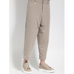 MAKAN 210-425 BEIGE Παντελόνι με λάστιχο στη μ΄έση 