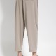 MAKAN 210-425 BEIGE Παντελόνι με λάστιχο στη μ΄έση 