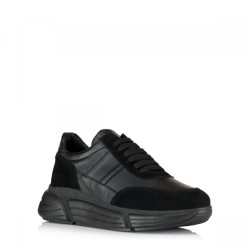 MARIO BALDINI T-600 BLACK Ανδρικά sneakers suede 