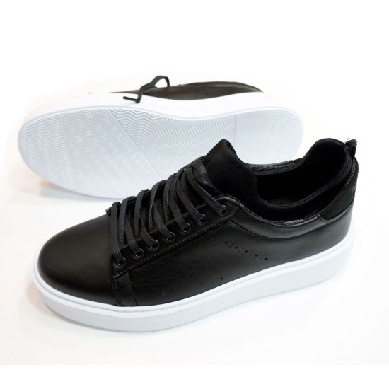 MARIO BALDINI 179 BLACK Sneaker με λάστιχο