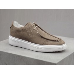 MARIO BALDINI B-614 LIGHT BROWN SUEDE LACE UPS 