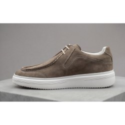 MARIO BALDINI B-614 LIGHT BROWN SUEDE LACE UPS 