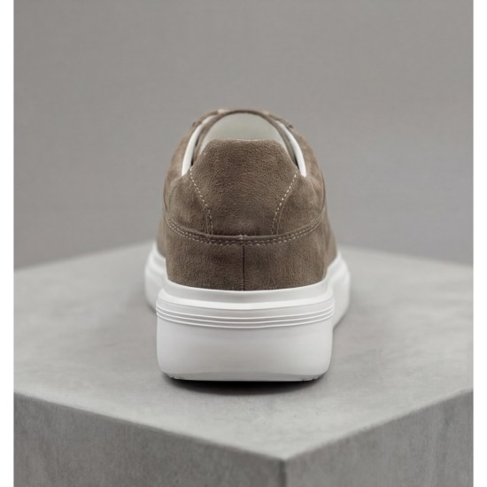 MARIO BALDINI B-614 LIGHT BROWN SUEDE LACE UPS 