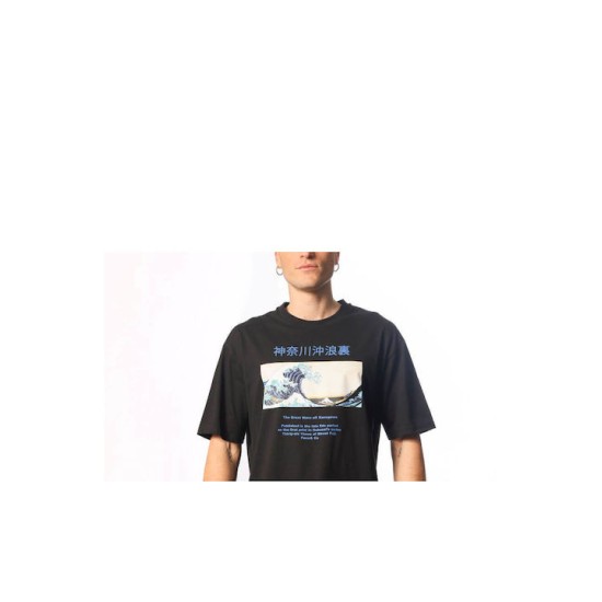 PACO&CO 2331054 BLACK T-SHIRT OVERSIZED