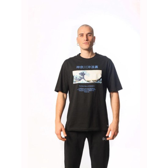 PACO&CO 2331054 BLACK T-SHIRT OVERSIZED