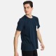Ανδρικό T-shirt PACO&CO 2431042 NAVY Κανονική γραμμή- Cotton