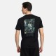 Ανδρικό T-shirt PACO&CO 2431061 BLACK Oversized - Cotton