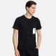 Ανδρικό T-shirt PACO&CO 2431042 BLACK Κανονική γραμμή- Cotton