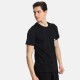 Ανδρικό T-shirt PACO&CO 2431042 BLACK Κανονική γραμμή- Cotton