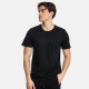 Ανδρικό T-shirt PACO&CO 2431036 BLACK Κανονική γραμμή- Cotton