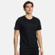 Ανδρικό T-shirt PACO&CO 2431036 BLACK Κανονική γραμμή- Cotton