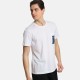 Ανδρικό T-shirt PACO&CO 2431042 WHITE Κανονική γραμμή- Cotton