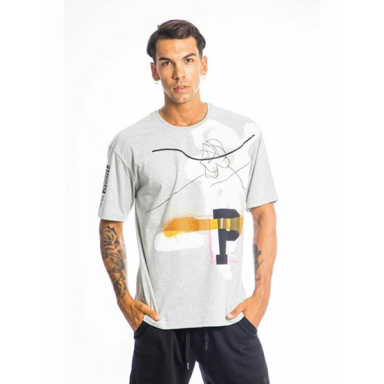 PACO&CO 13564 GREY T-SHIRT OVERSIZED 