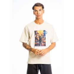PACO&CO 13563 BEIGE T-SHIRT OVERSIZED 