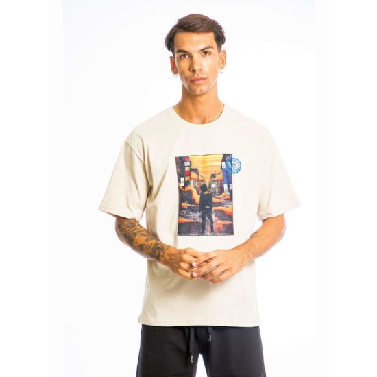 PACO&CO 13563 BEIGE T-SHIRT OVERSIZED 