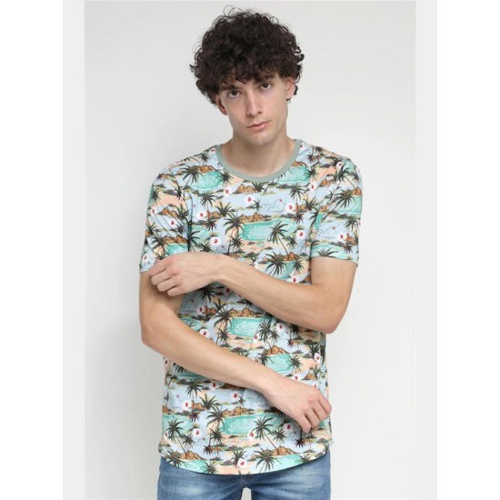 PACO&CO 13543 KHAKI T-Shirt-Floral 