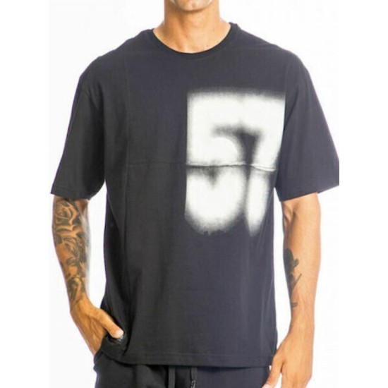 PACO&CO 13562 BLACK T-SHIRT OVERSIZED 