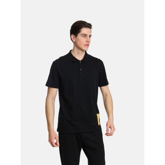 Ανδρική Μπλούζα POLO PACO&CO 2431093 BLACK - Κανονική γραμμή