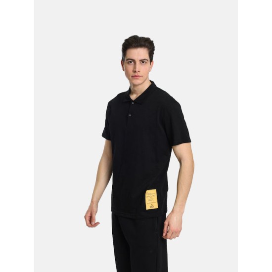 Ανδρική Μπλούζα POLO PACO&CO 2431093 BLACK - Κανονική γραμμή