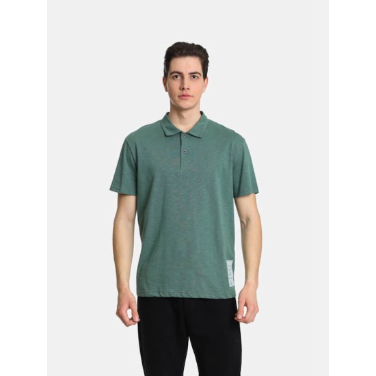 Ανδρική Μπλούζα POLO PACO&CO 2431093 MINT-Κανονική γραμμή